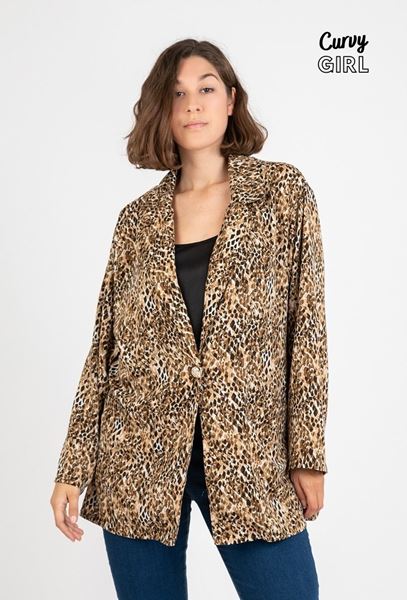 Picture of CURVY GIRL OPEN BLAZER/JACKET